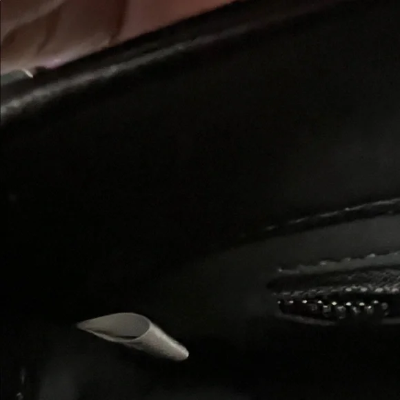 Saint Laurent Black & Silver Handbag - Picture 9 of 12